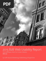 b2b Web Usability Report 2015