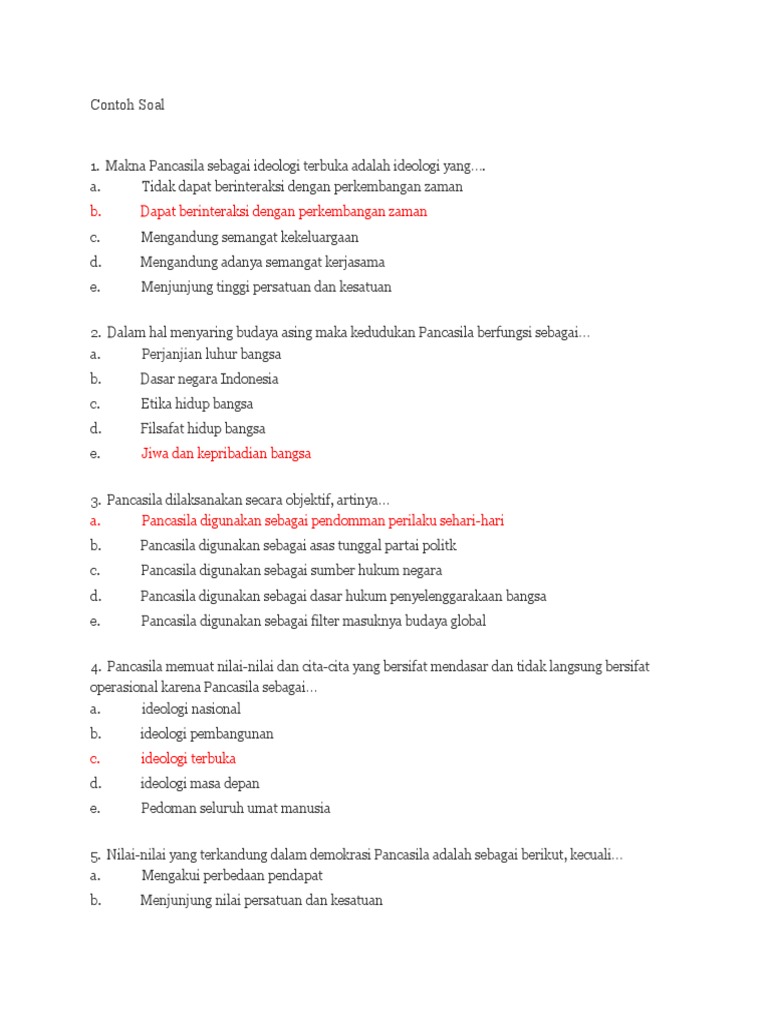 Pancasila Sebagai Ideologi Terbuka