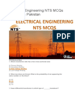 Electrical Engineering Nts Mcqs For Jobs in Pakistan