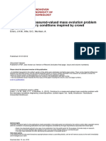 Solutions To A Measured-Valued Mass Evolution Problem With Flux Boundary Conditions Inspired by Crowd Dynamics