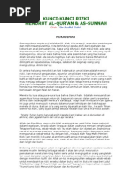 Download kunci-kunci rizki menurut al quran dan as sunnah by beMuslim SN3988678 doc pdf