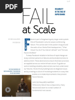 2015 Fail at Scale Reliability in the Face of Rapid Change