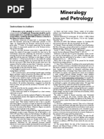 Mineralogy and Petrology: Instructions To Authors