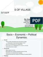 Objectives of Village Study: by Group 12