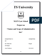 Nature and Scope of Administrative Lawby Pragati Administrative Law