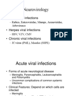 Neurovirology: - Acute Viral Infections