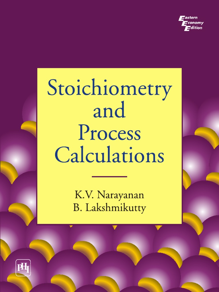 Stoichiometry And Process Calculations T L Pdf Solution Chemistry