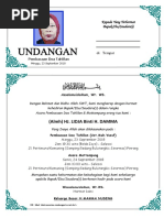 Lihat Contoh Undangan Mappetuada Terbaru