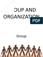 Group and Organization