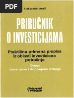 Antić, Aleksandar. Priručnik o Investicijama | PDF