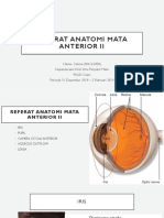 Referat Anatomi Mata Anterior (Iris, Pupil, COA, Aqueous Outflow, Lensa)