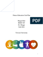 fitness education unit plan--megan hart