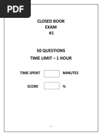 Master Closed Book