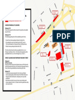 2019 Fed Cup street, parking lots closure map