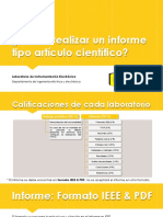 ¿Cómo Realizar Un Informe Tipo Artículo Científico LabIE