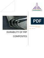 Durability Of Frp Composites: Muhammed Karem Saeed ديعس مراك دمحم Sec. 5 BN. 16