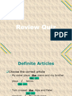 Review Quiz