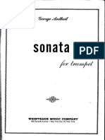 Antheil George - Trumpet Sonata PDF