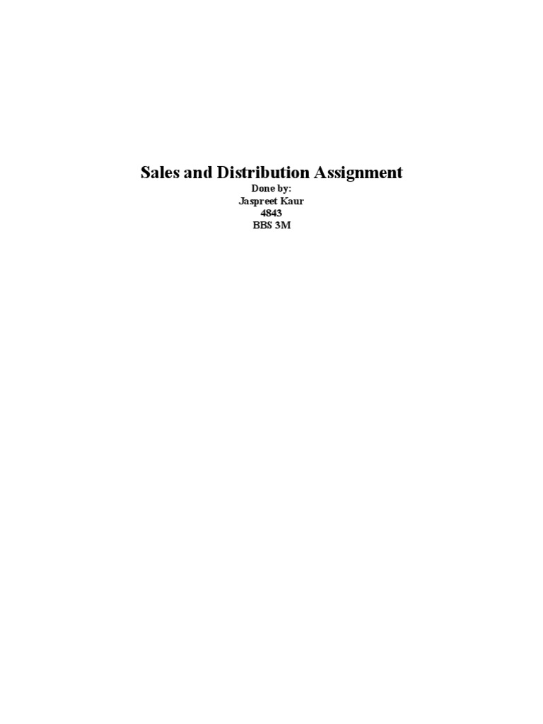 Understanding Distribution Channels and Logistics | PDF | Inventory ...