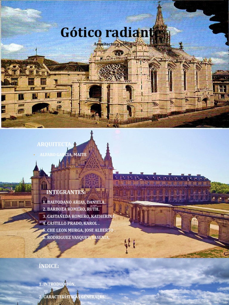 Gotico Radiante | PDF | Arquitectura gótica | Estilos arquitectonicos