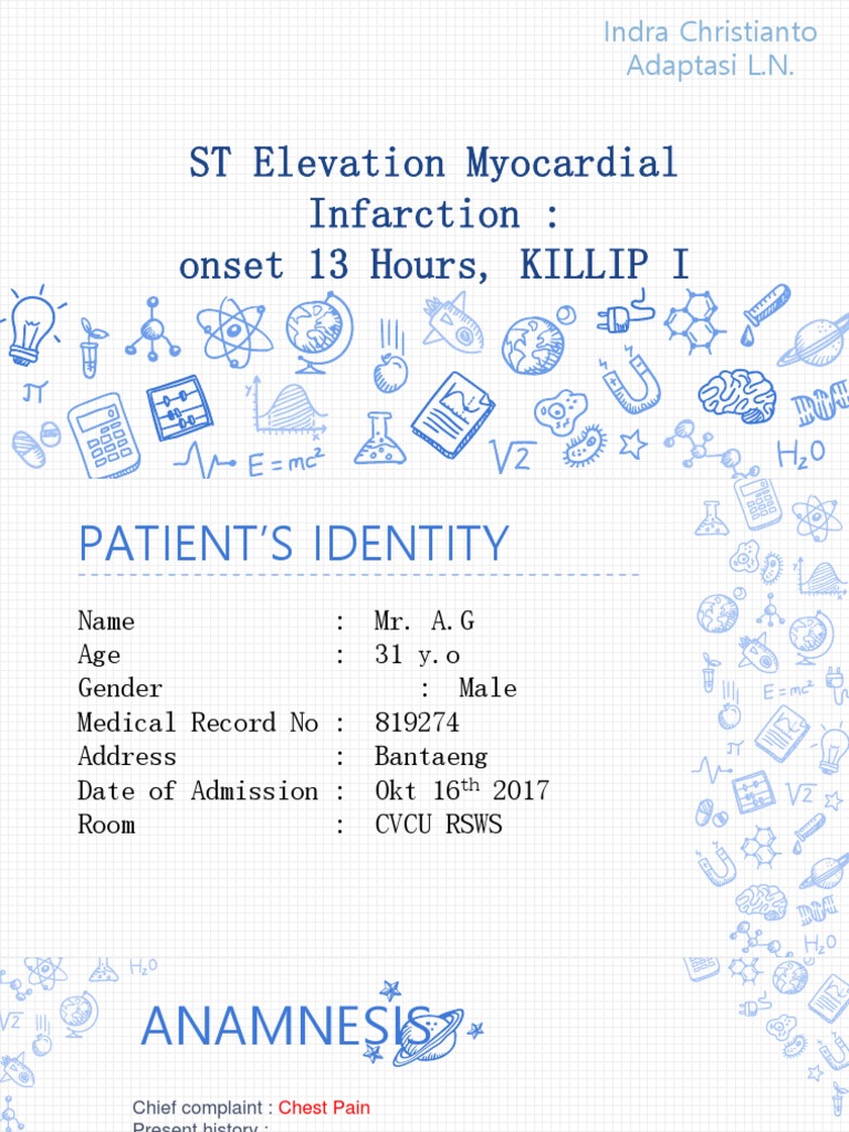 STEMI Case Study and Management Overview | PDF | Myocardial Infarction ...