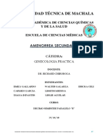Amenorrea Secundaria - Docx Informe
