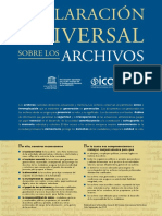 Declaración Universal Sobre Los Archivos - UDA - June2012 - Web - SP PDF