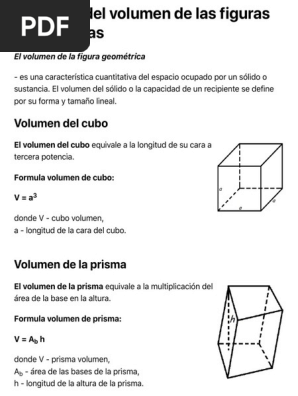 Formulas Del Volumen De Las Figuras Geometricas Tetraedro Volumen