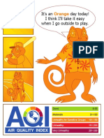 Orange AQI Indicator