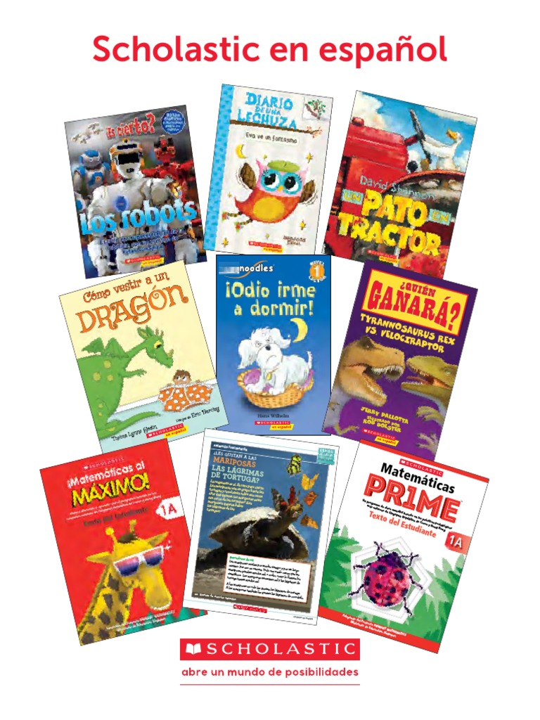 Scholastic Spanish Brochure 2016