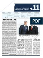 Visuomeninio Rinkimų Komiteto 'Su Sinkevičiumi Ir Osausku' Laikraštis Ir Programa PDF