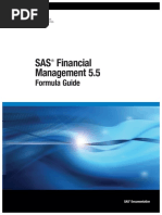 SAS® Financial Management 5.5 Formula Guide