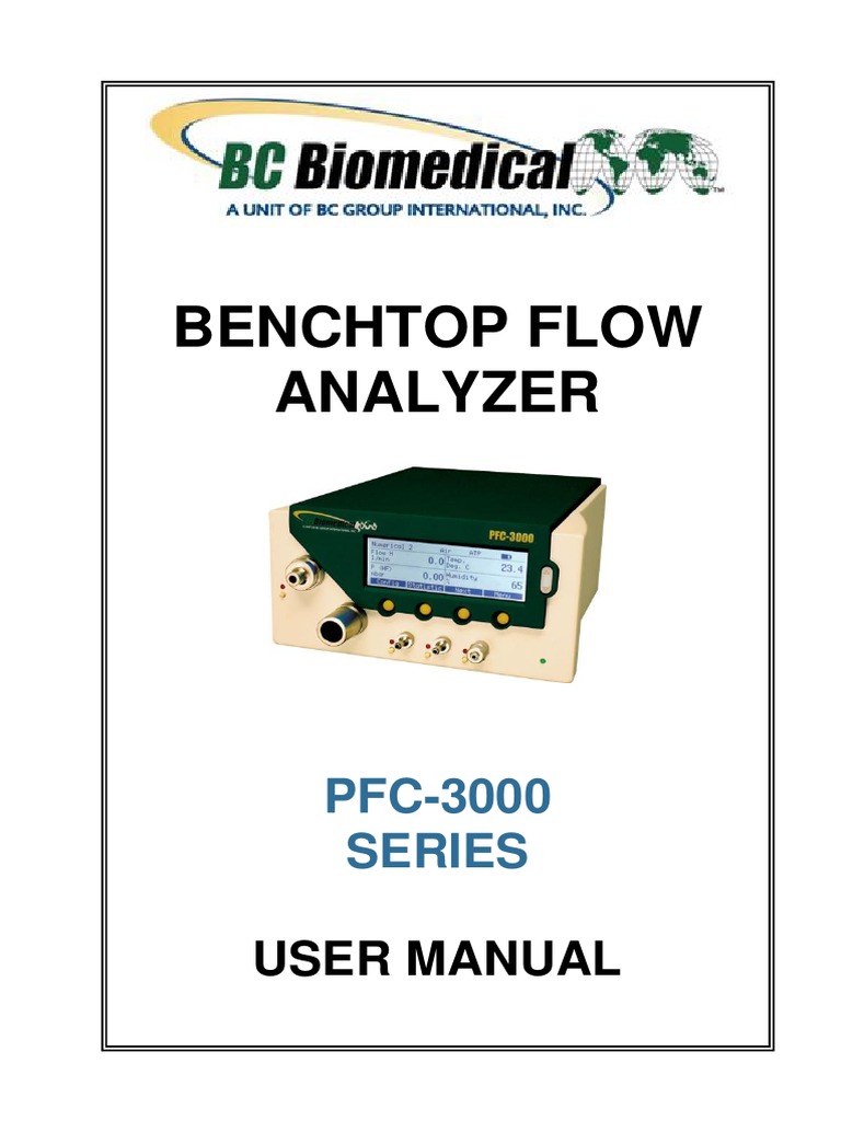 Manual Usuario Analizador de Flujo de Gases PF300 | PDF | Humidity ...