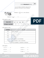 Matemáticas, Tema 8, Ejercicios de Refuerzo y Ampliación