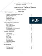 Teachers of Dancing - Examination Handbook PDF