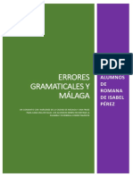 Málaga Errores Gramaticales