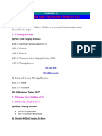 Features and Working Principles: 2.1 Types of Machines