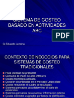 Sistema de Costeo Basado en Actividades ABC