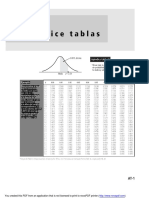 Apendice de Tablas