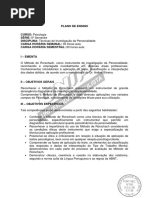 Tecnicas de Investigação Da Personalidade