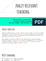  culturally relevant teaching pbl  presentations