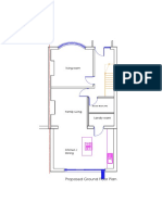 Proposed Ground Floor Plan: Living Room