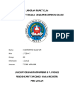 Pengukuran Tekanan dengan Bourdon Gauge