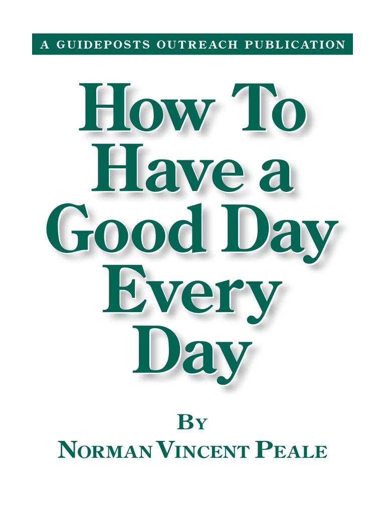 How To Have A Good Day Every Day | PDF | Prayer | Thought