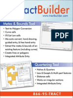 TractBuilder Tools For ArcGIS, Quarter Page Ad