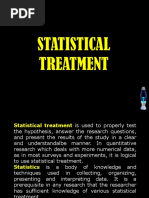 Statistical Treatment of Data | PDF