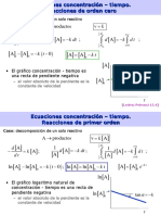 Cinetica Quimica (Ecuaciones Integradas de Velocidad)