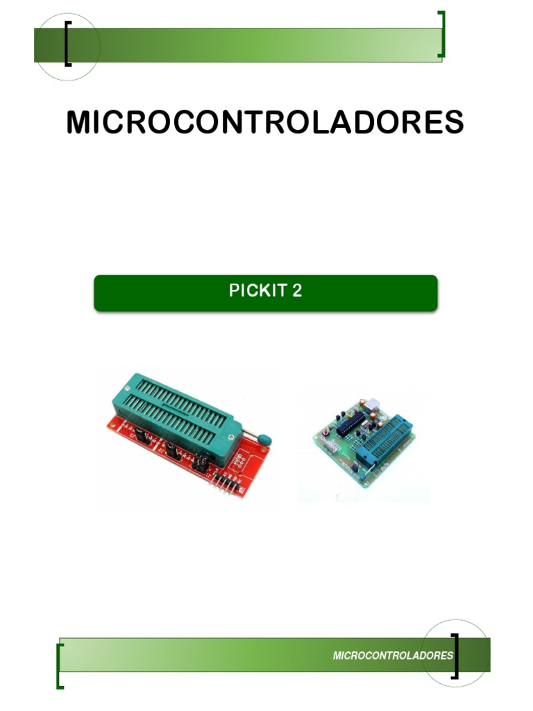 Manual de Usuario PICKit 2 | PDF | Microcontrolador | Ventana (informática)