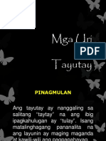 Mga Tayutay