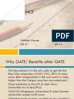 GATE Experience